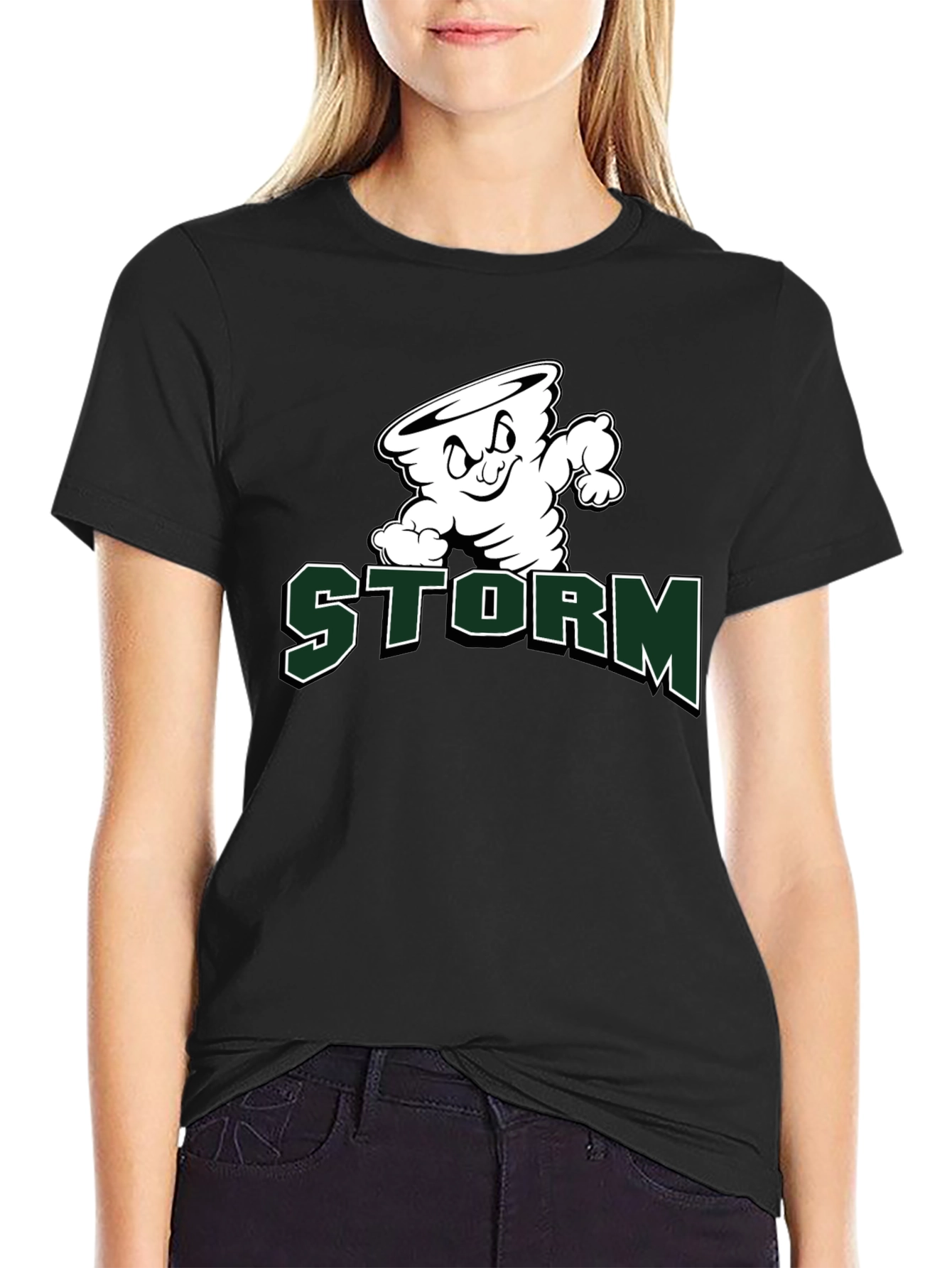 Storm Cartoon Graphic T-Shirt
