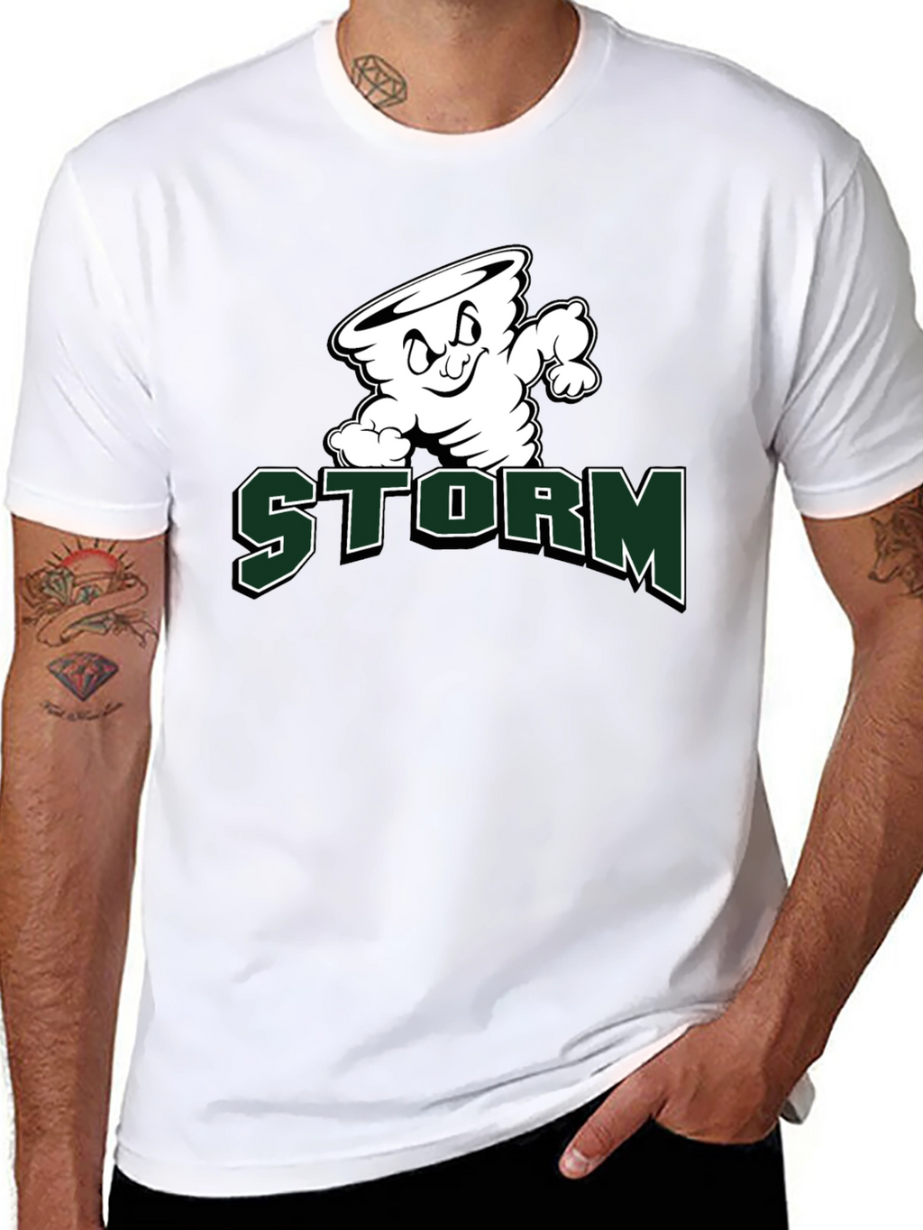 Storm Cartoon Graphic T-Shirt