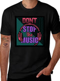 Dont Stop the Music Graphic Tee