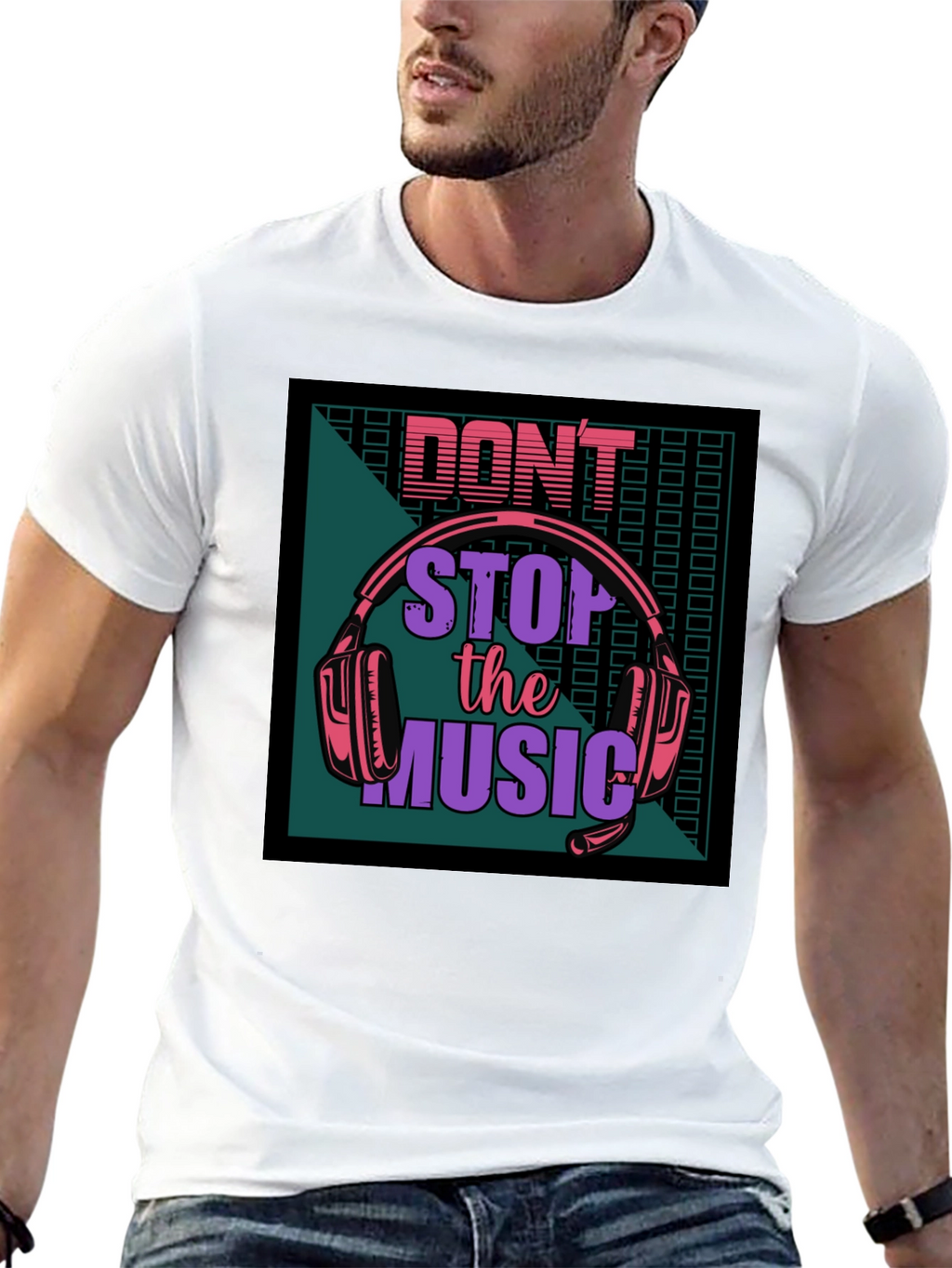 Dont Stop the Music Graphic Tee