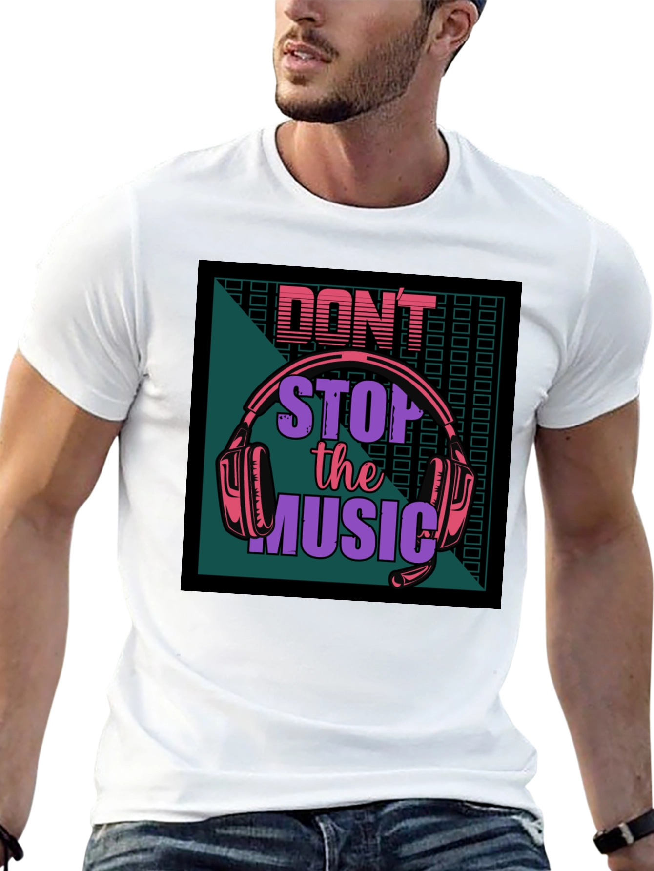 Dont Stop the Music Graphic Tee