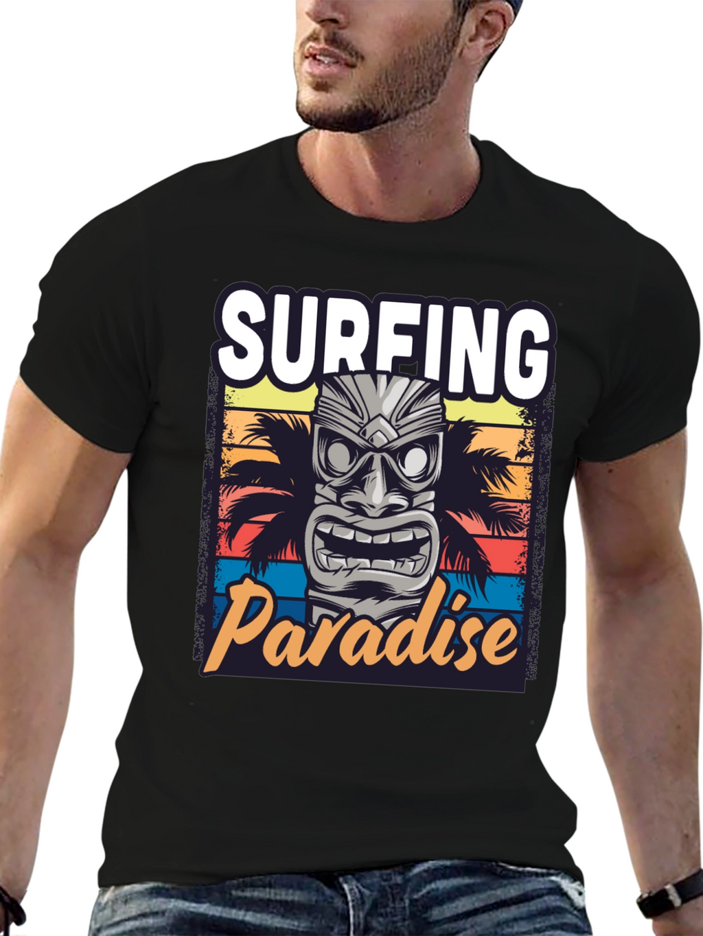 Surfing Paradise Graphic Tee - Island Vibes
