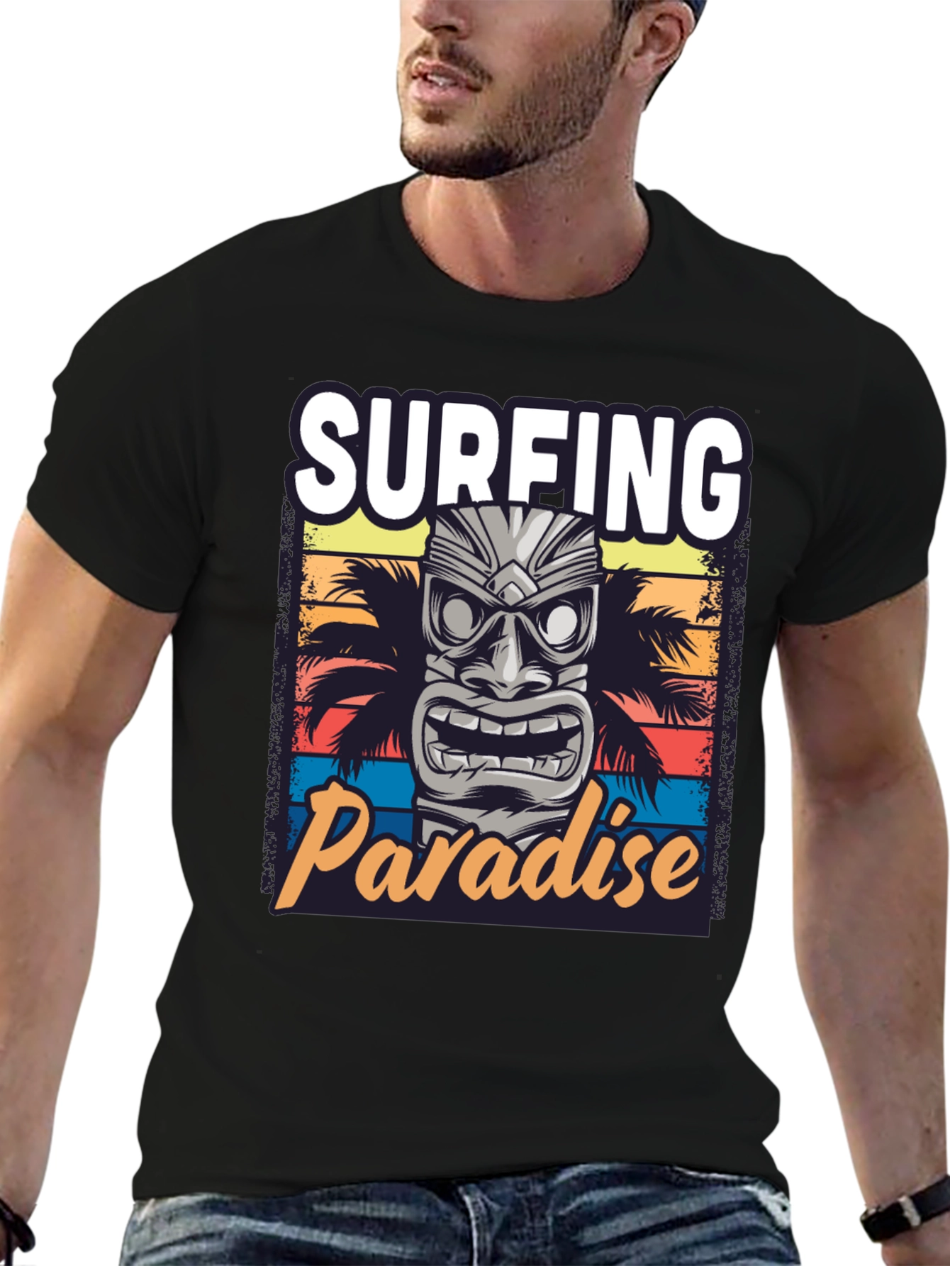 Surfing Paradise Graphic Tee - Island Vibes