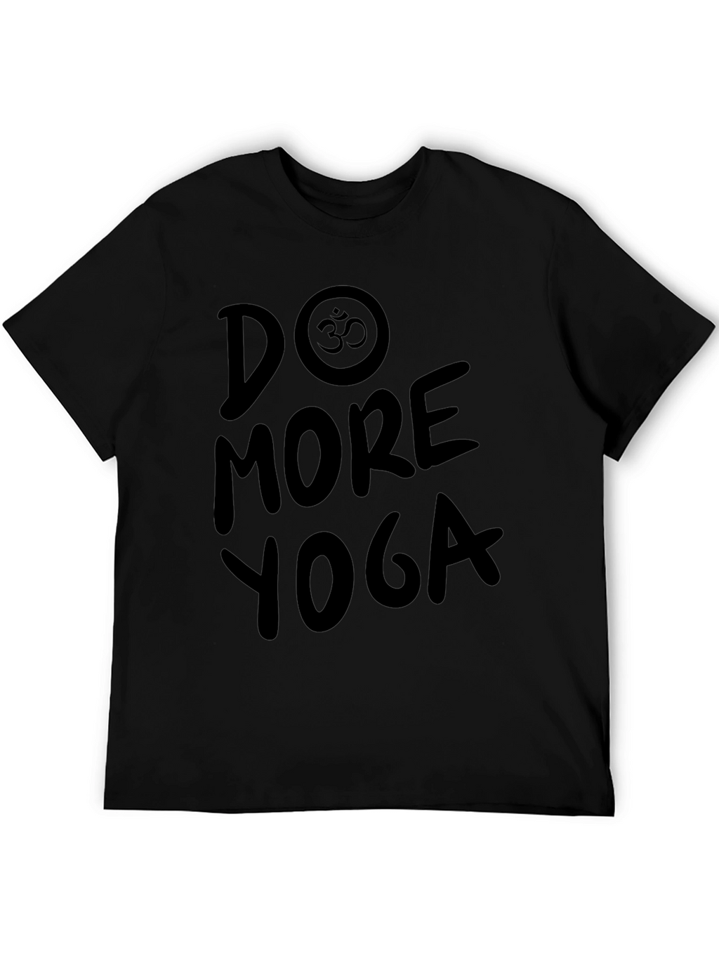 Do More Yoga Black Graphic T-Shirt