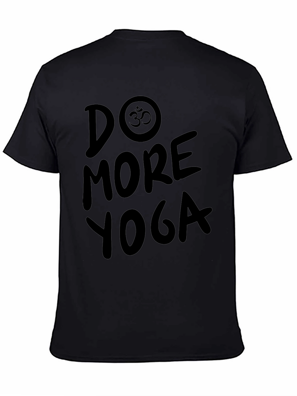 Do More Yoga Black Graphic T-Shirt