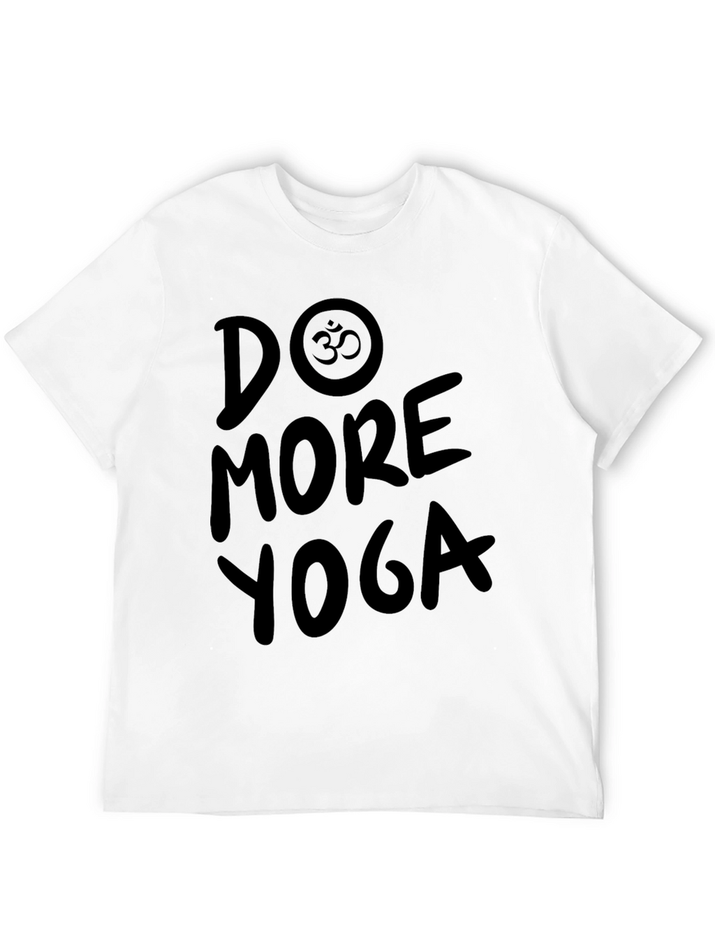 Do More Yoga Black Graphic T-Shirt