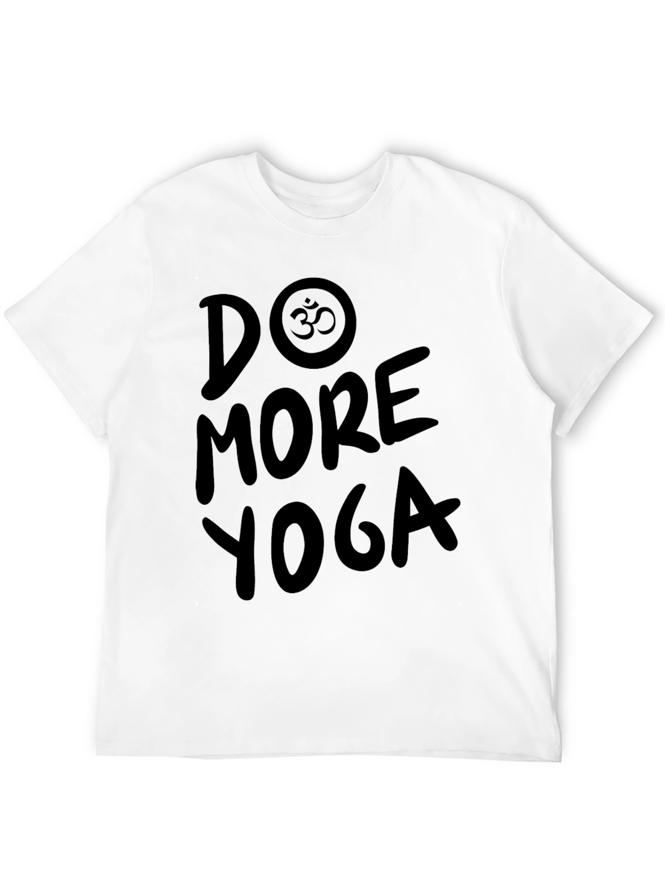 Do More Yoga Black Graphic T-Shirt