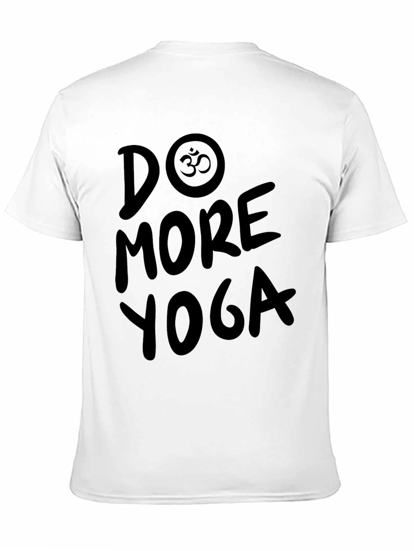 Do More Yoga Black Graphic T-Shirt