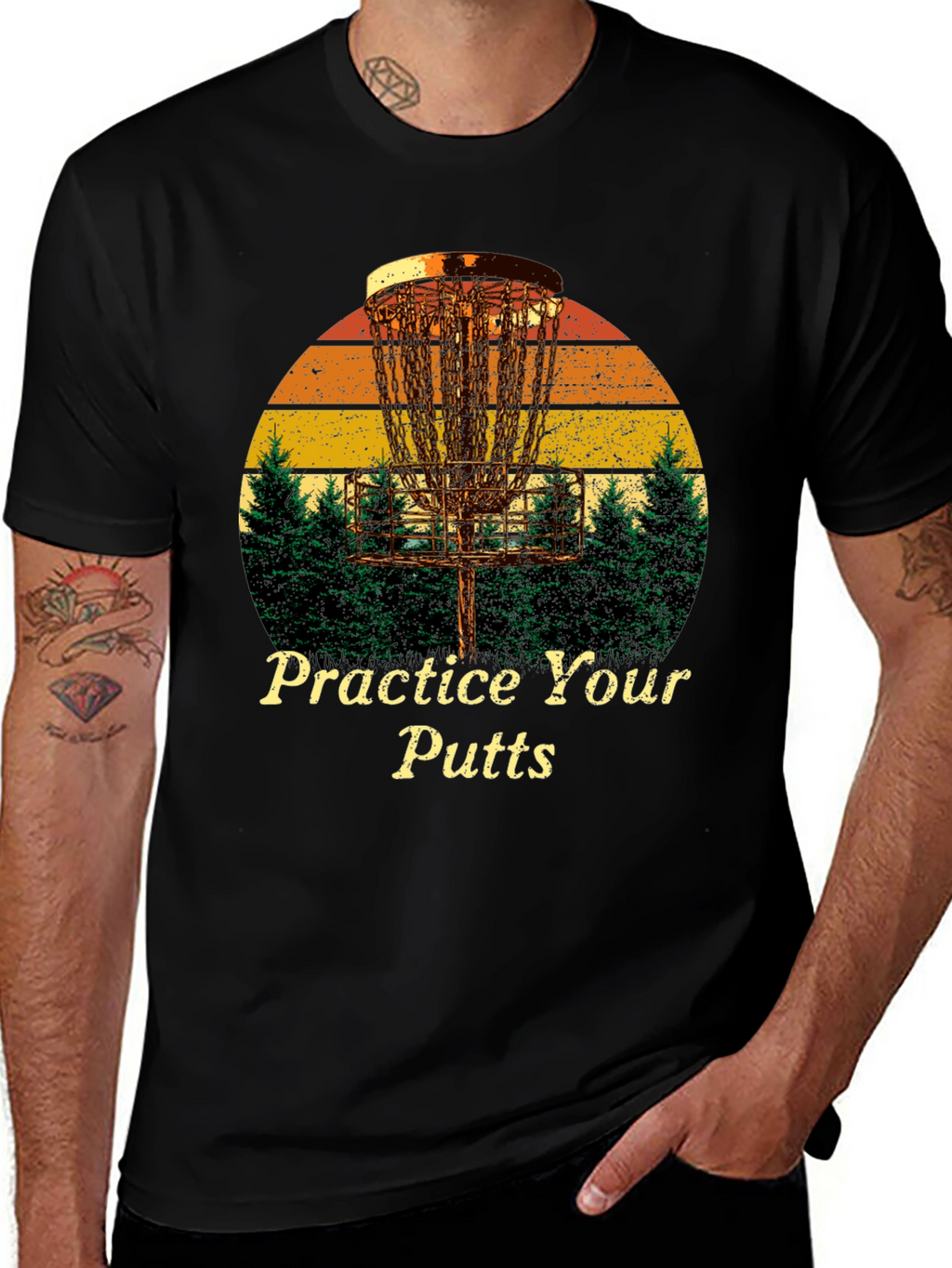 Practice Your Putts Disc Golf T-Shirt