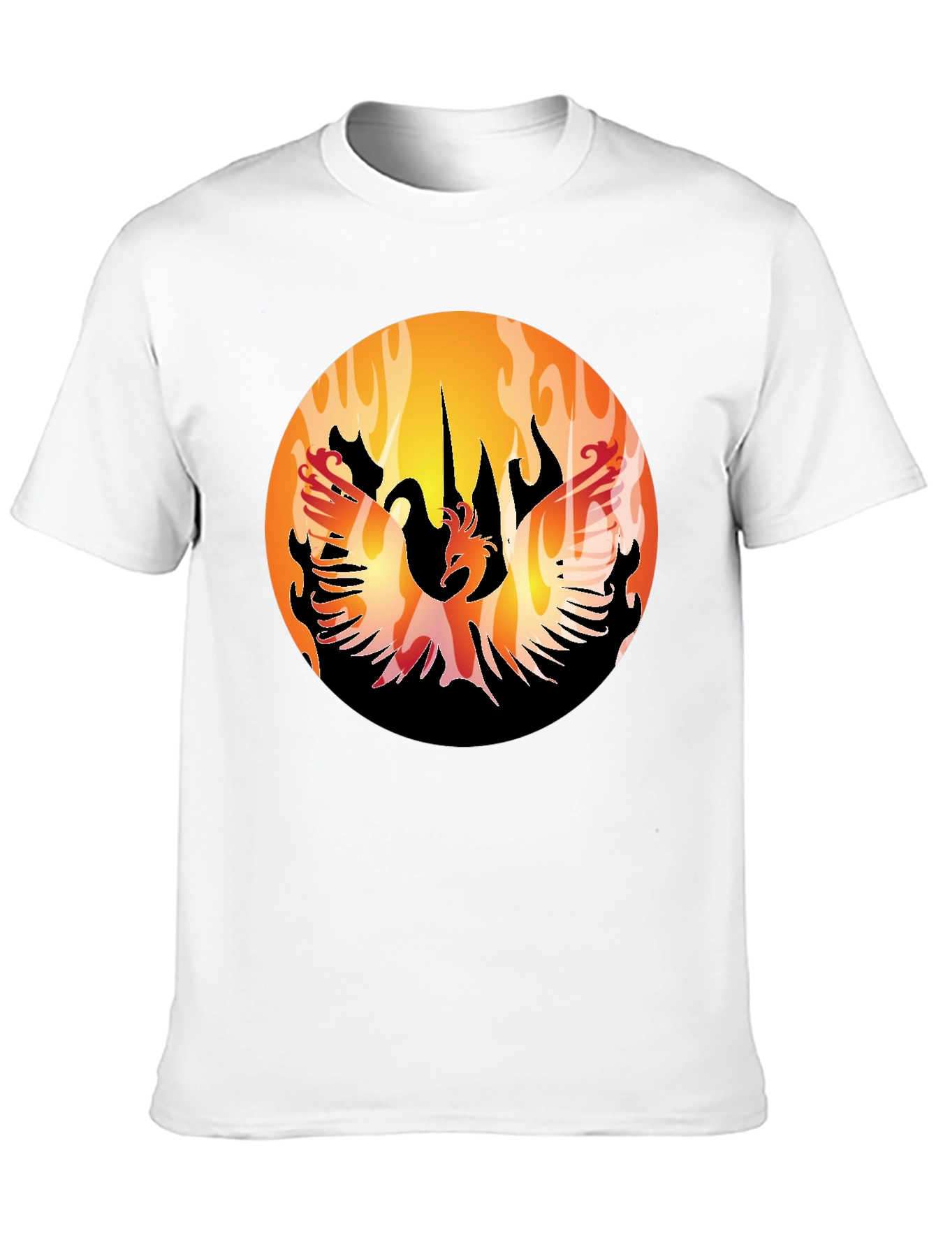 Phoenix Rising Black T-Shirt Graphic Tee