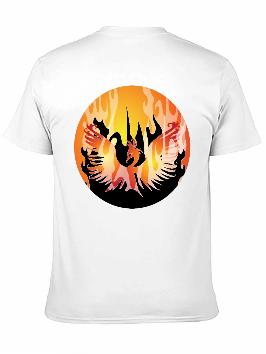 Phoenix Rising Black T-Shirt Graphic Tee