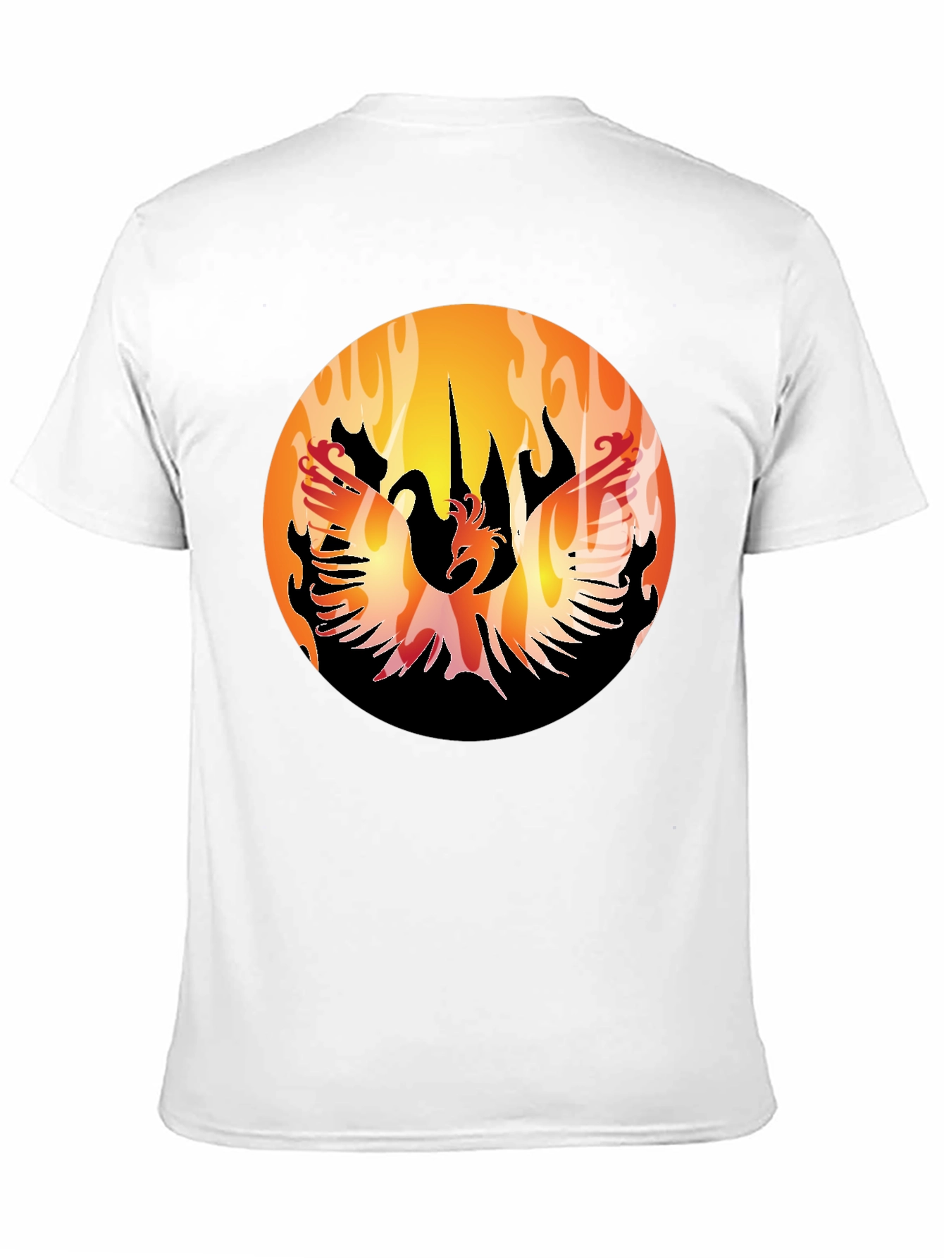 Phoenix Rising Black T-Shirt Graphic Tee