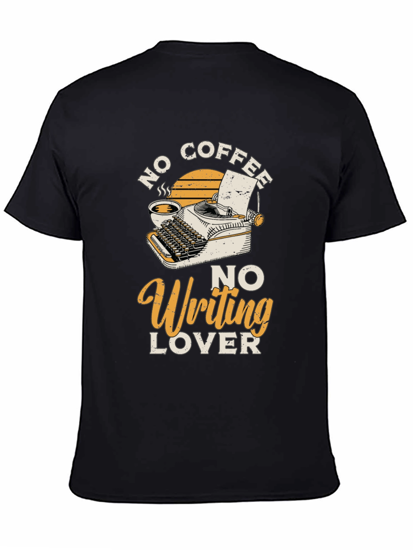 No Coffee No Writing Lover Graphic T-Shirt