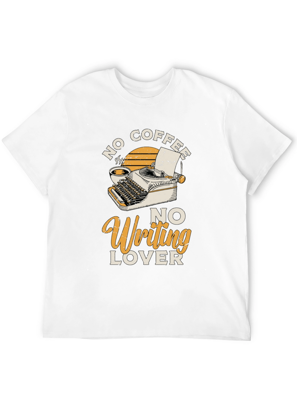 No Coffee No Writing Lover Graphic T-Shirt