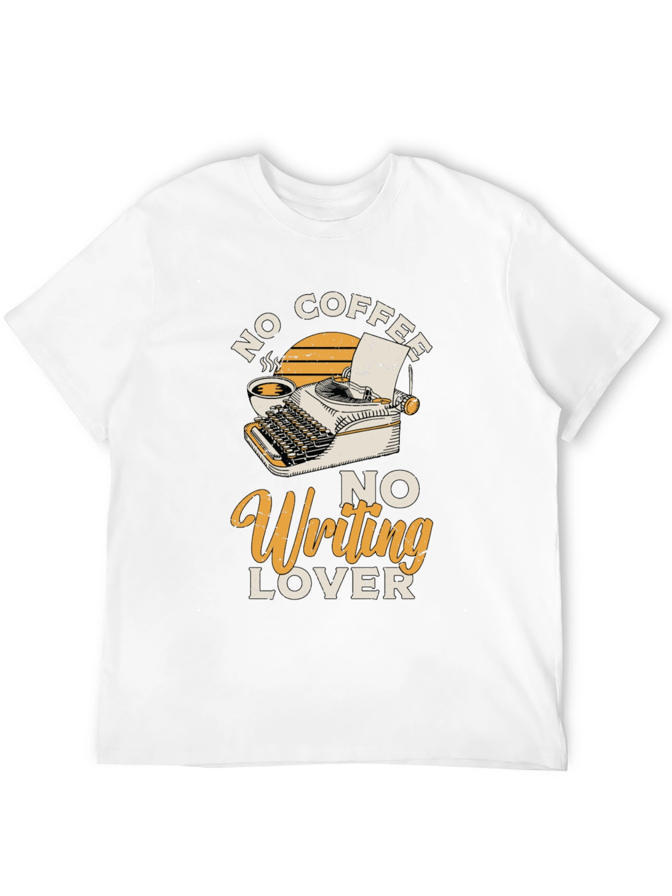No Coffee No Writing Lover Graphic T-Shirt