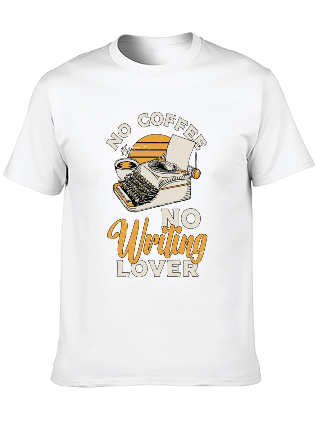 No Coffee No Writing Lover Graphic T-Shirt