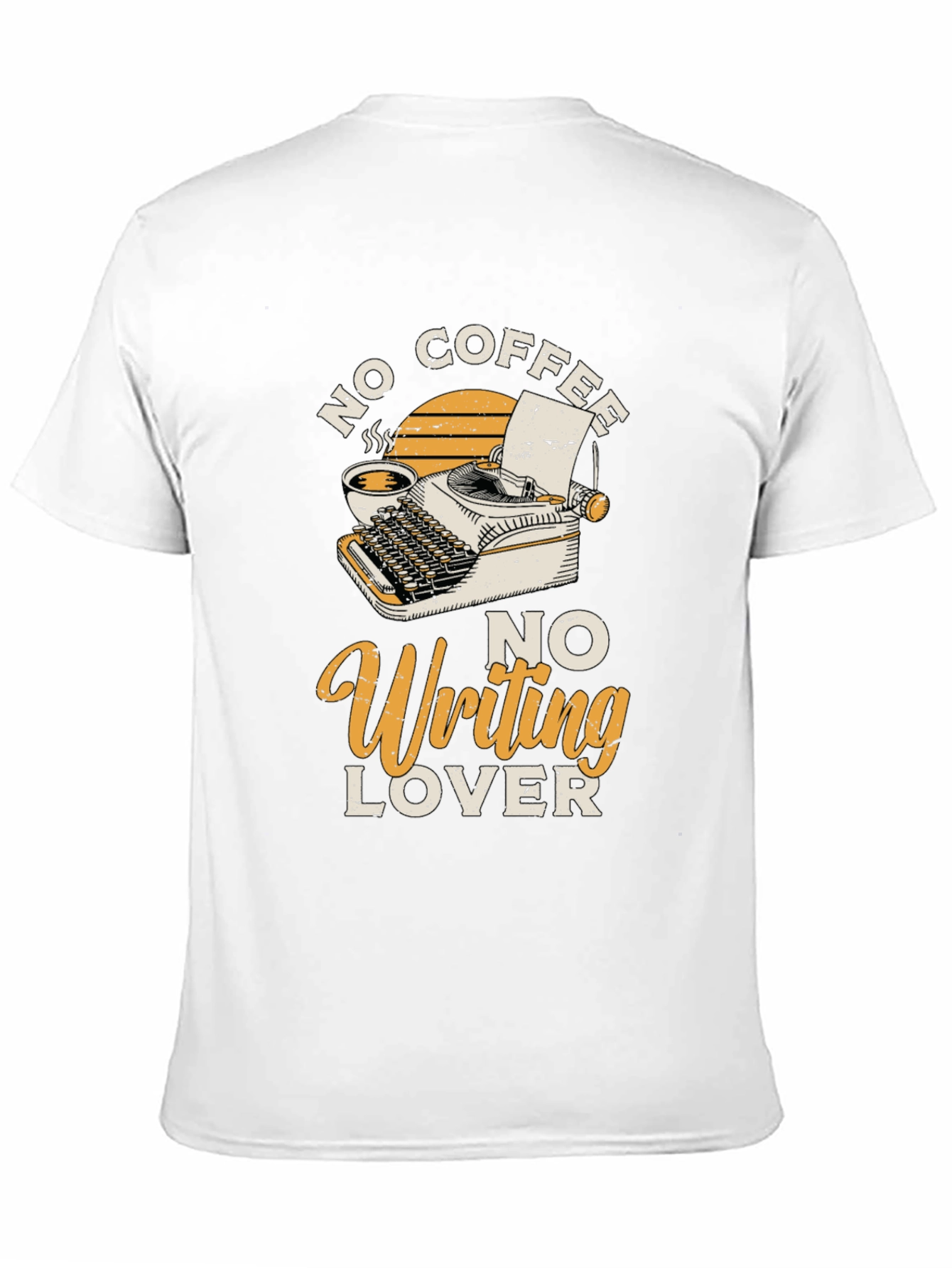 No Coffee No Writing Lover Graphic T-Shirt