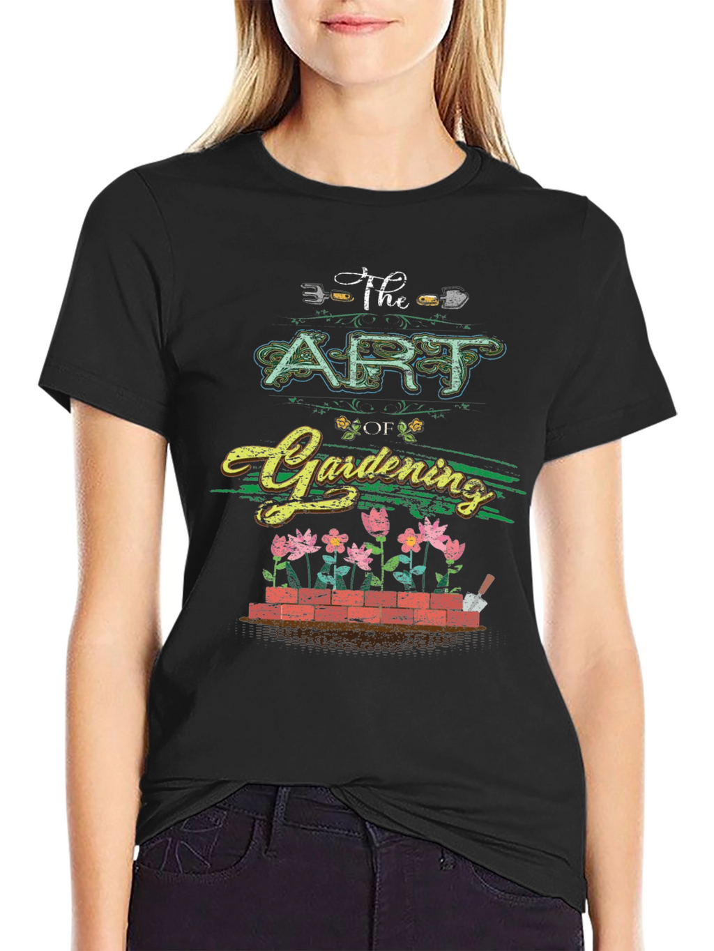 The Art of Gardening Graphic Tee - Black T-Shirt