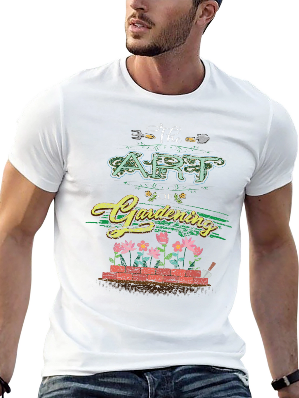 The Art of Gardening Graphic Tee - Black T-Shirt