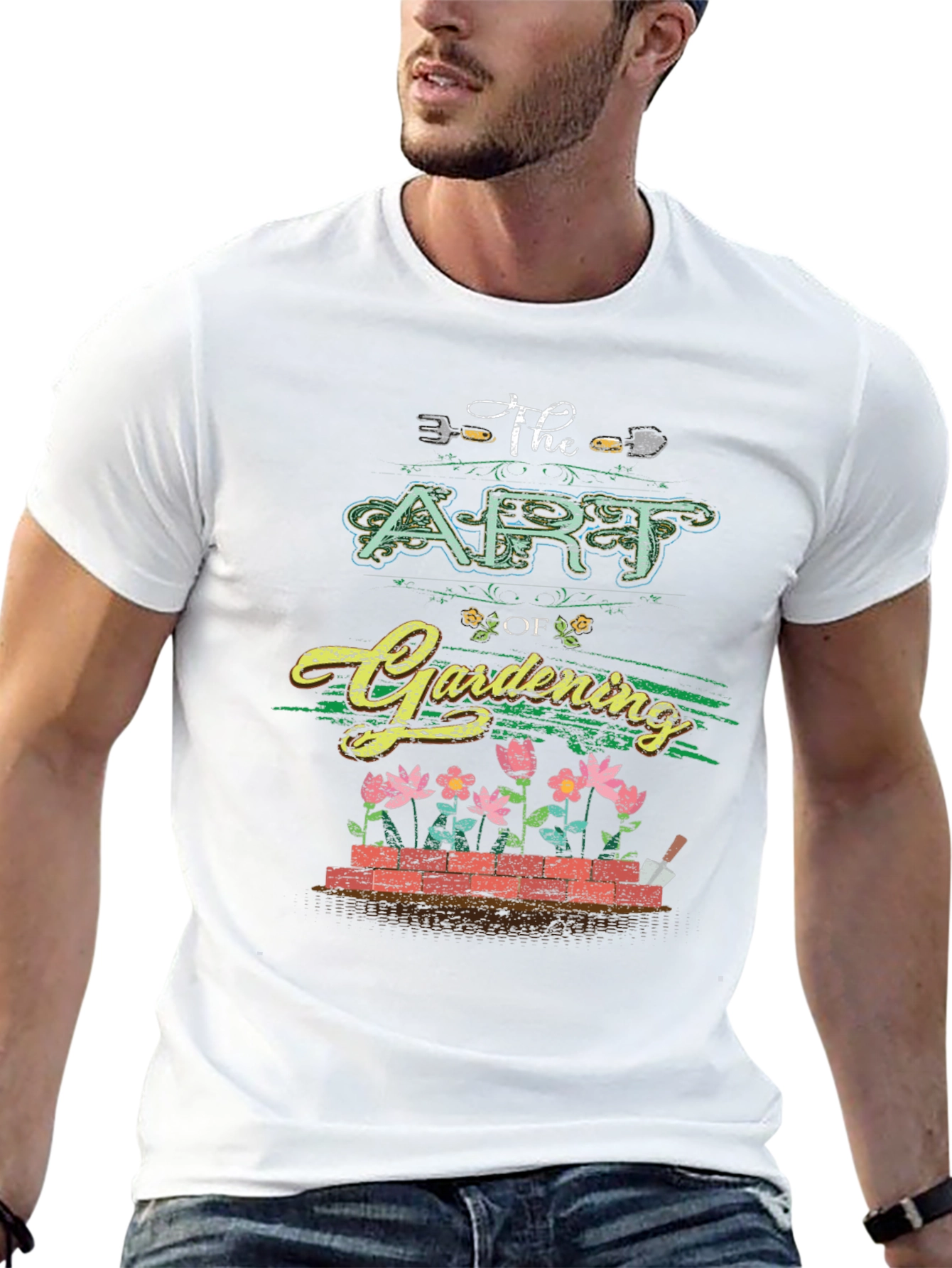 The Art of Gardening Graphic Tee - Black T-Shirt