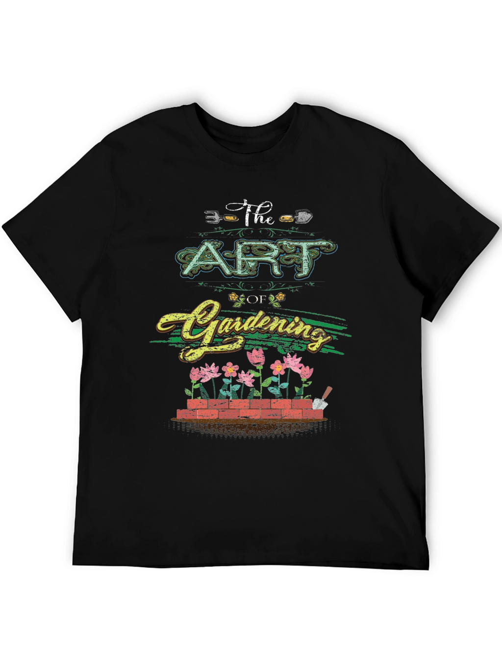 The Art of Gardening Graphic Tee - Black T-Shirt