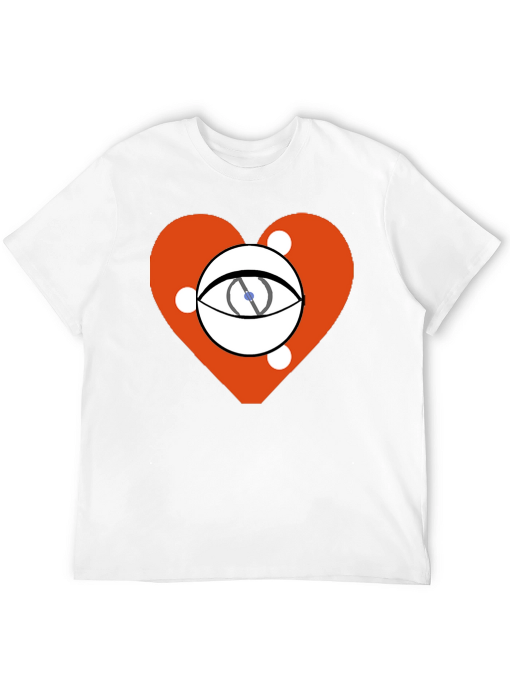 Eye Heart Graphic Black Tee