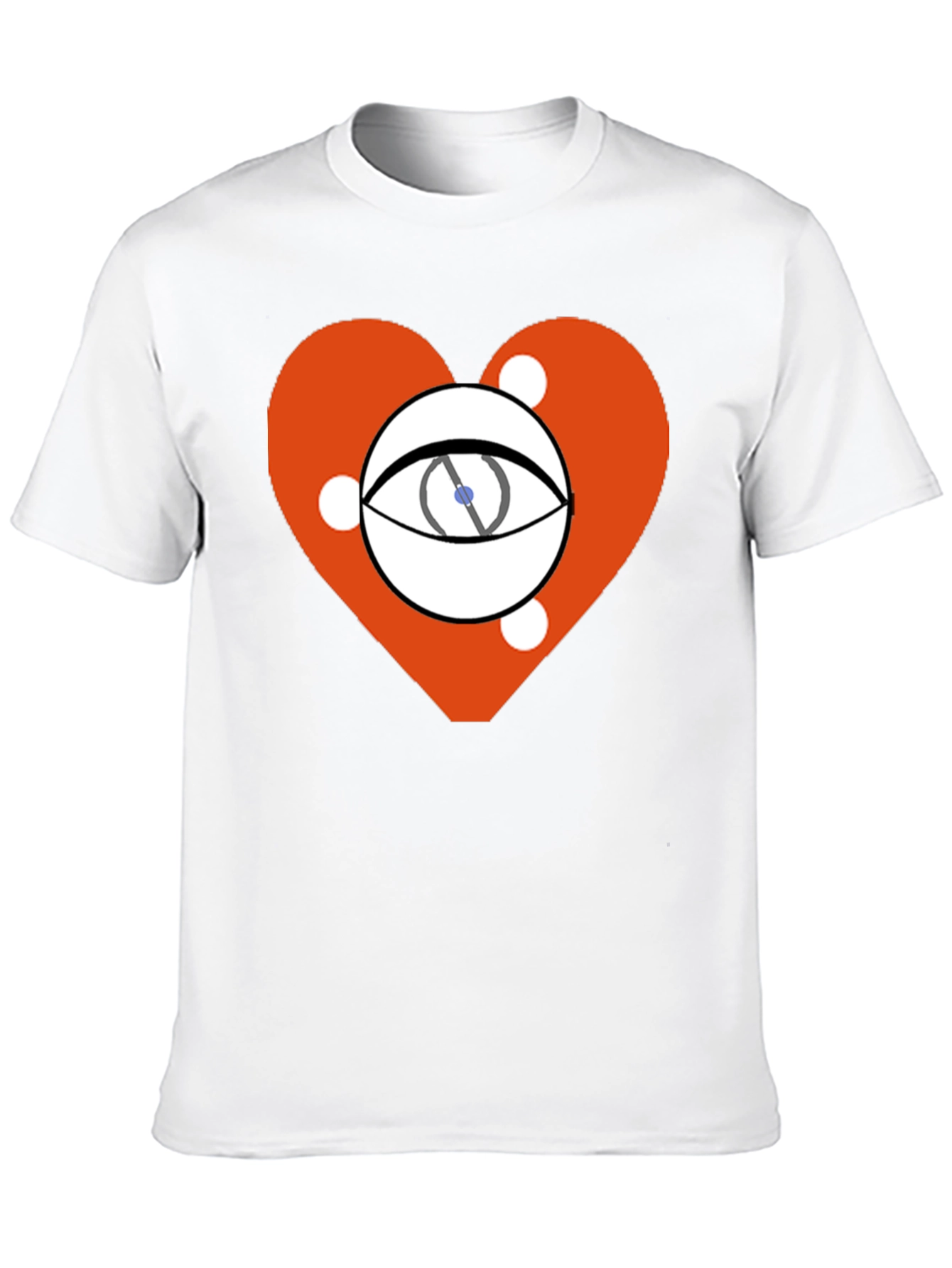 Eye Heart Graphic Black Tee