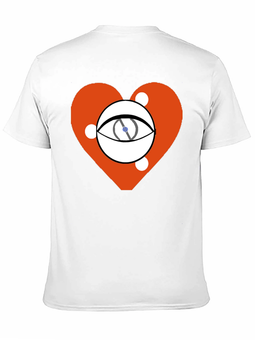 Eye Heart Graphic Black Tee