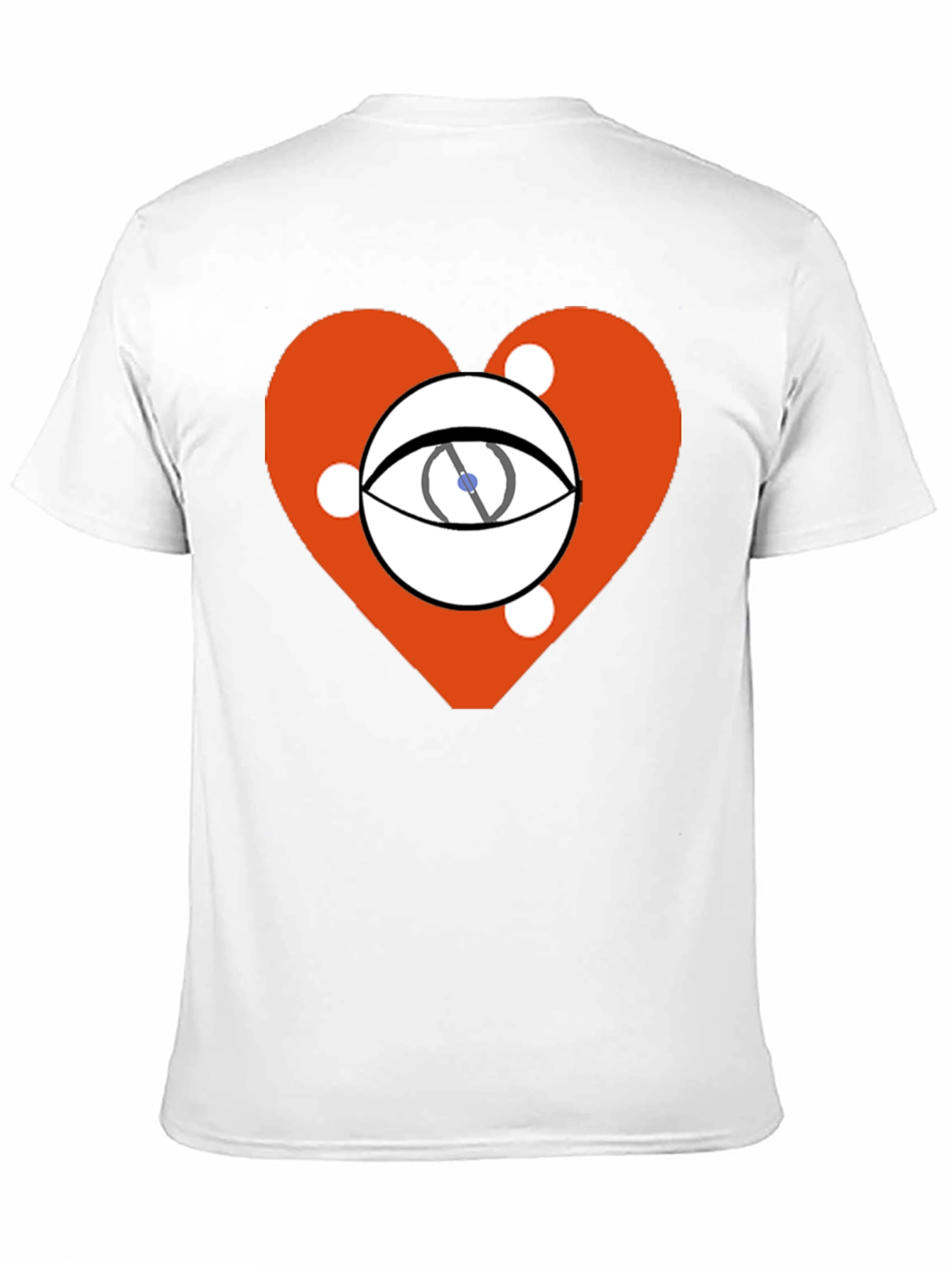 Eye Heart Graphic Black Tee
