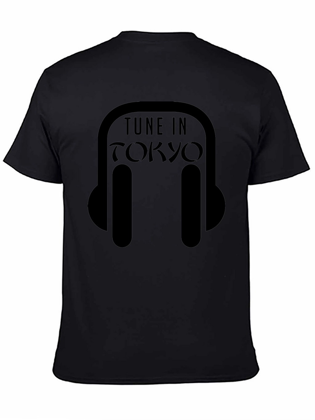 Tune in Tokyo T-Shirt - Black Graphic Tee