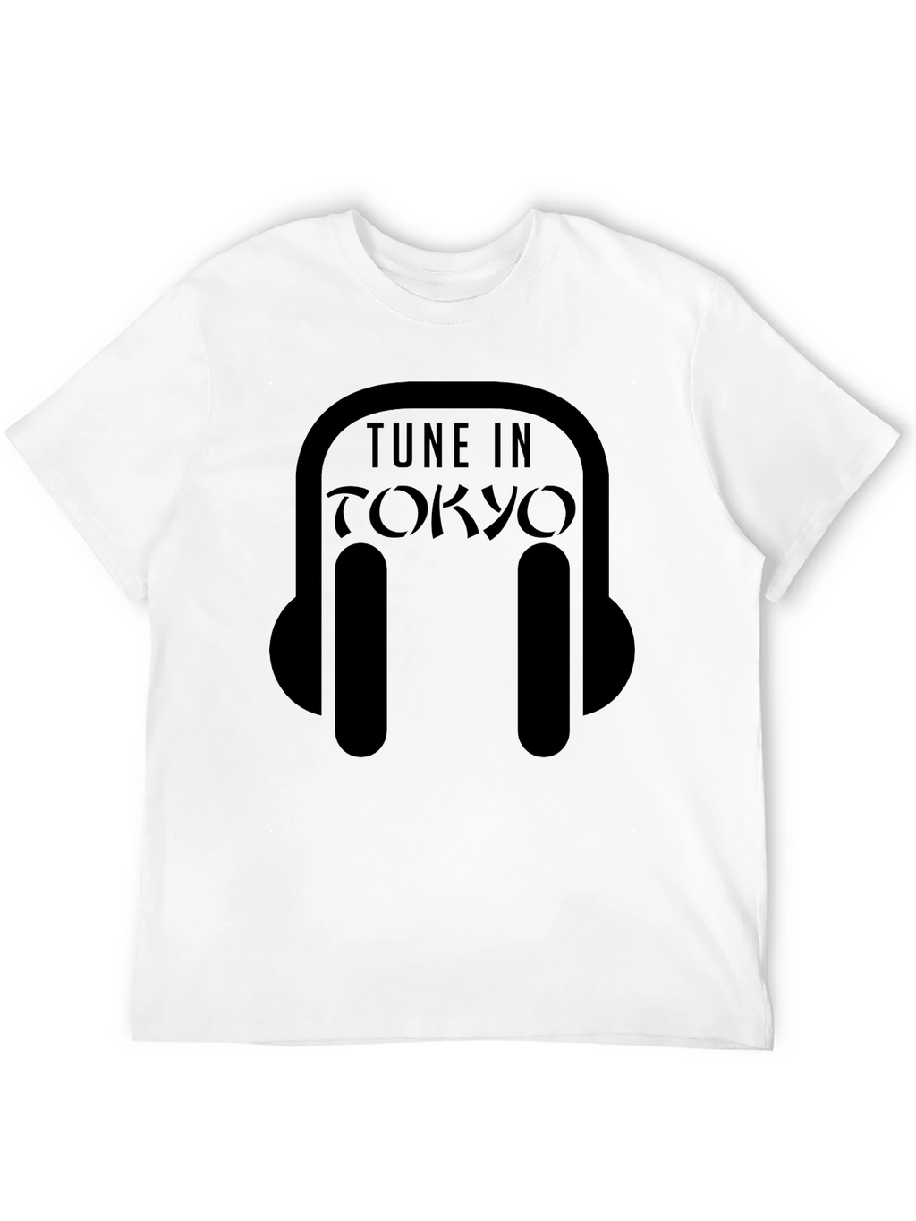 Tune in Tokyo T-Shirt - Black Graphic Tee