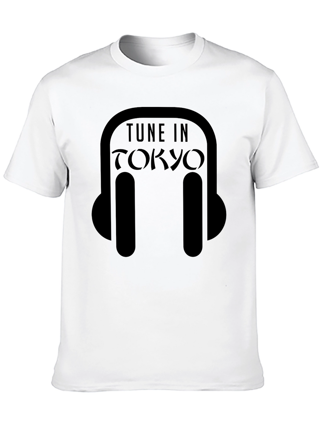 Tune in Tokyo T-Shirt - Black Graphic Tee
