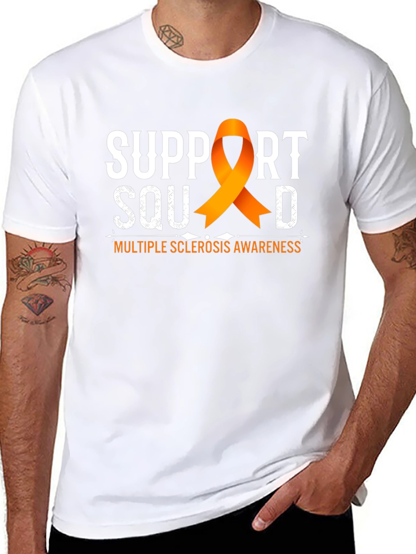 Multiple Sclerosis Awareness Support Squad T-Shirt