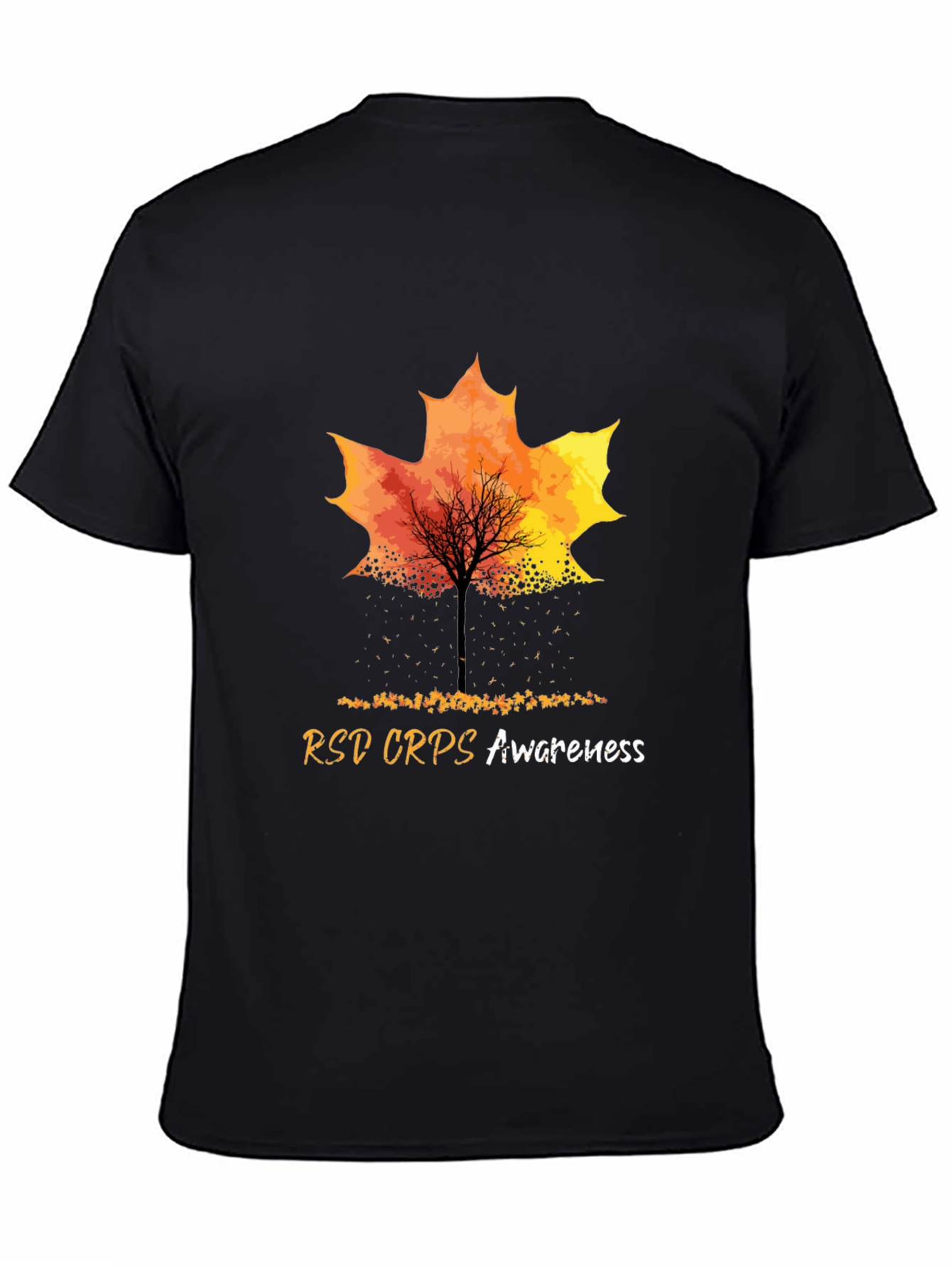 RSD CRPS Awareness Maple Leaf Graphic Tee