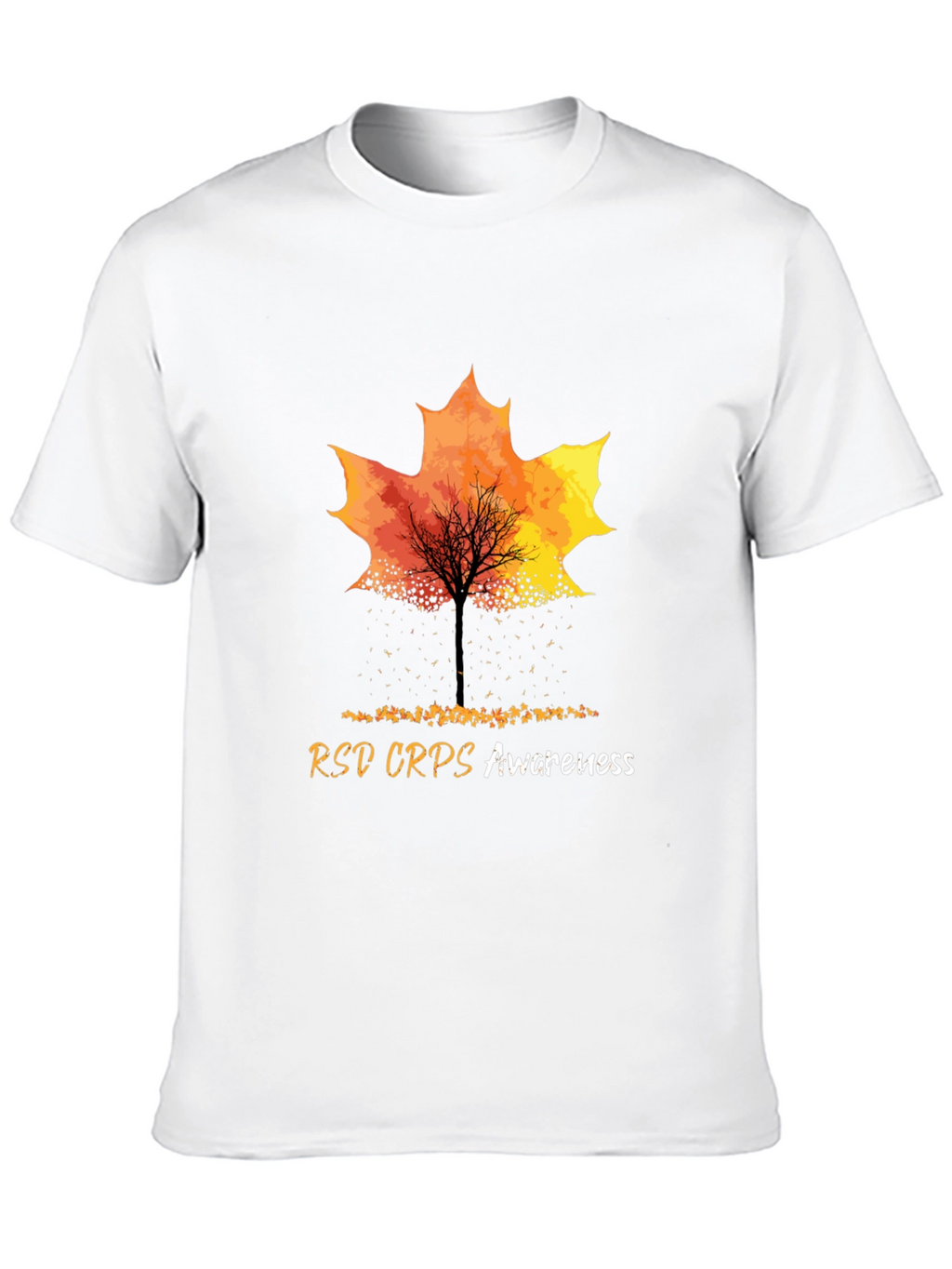 RSD CRPS Awareness Maple Leaf Graphic Tee