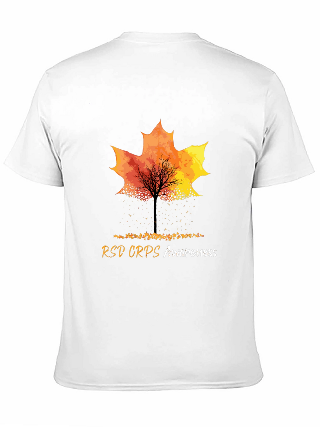 RSD CRPS Awareness Maple Leaf Graphic Tee