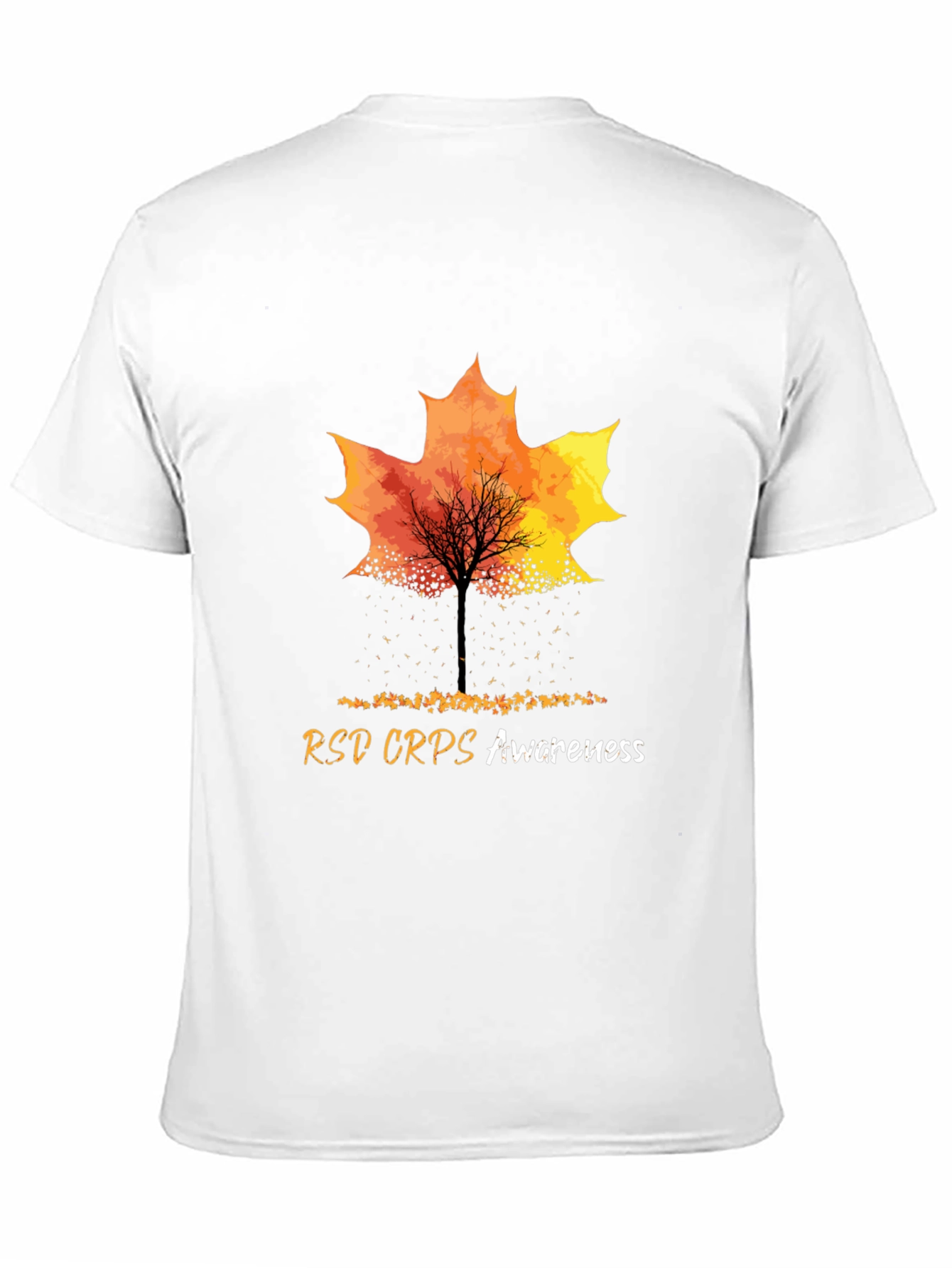RSD CRPS Awareness Maple Leaf Graphic Tee