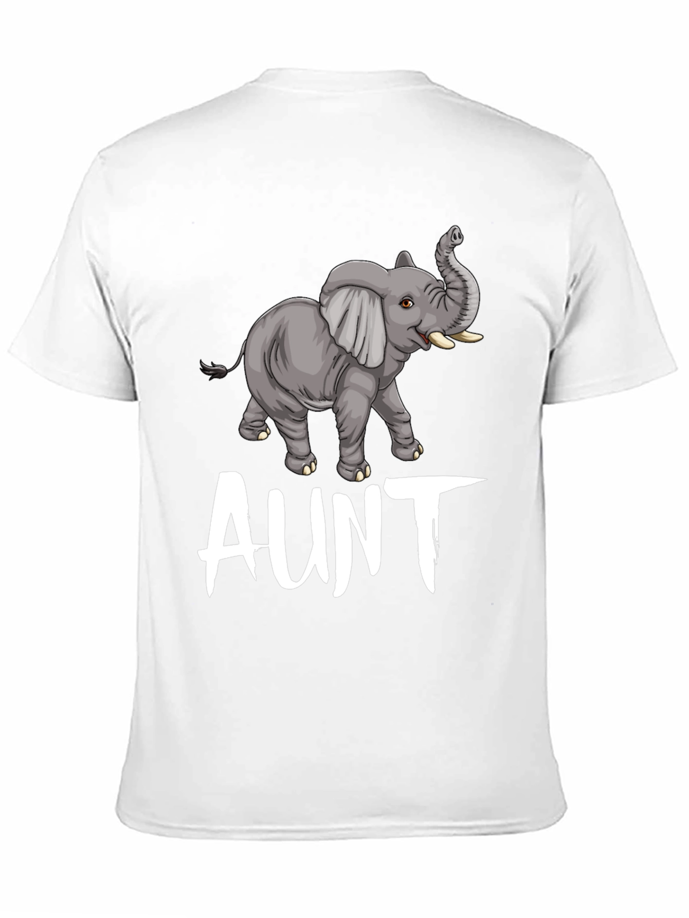 Elephant Aunt T-Shirt - Cute Family Tee
