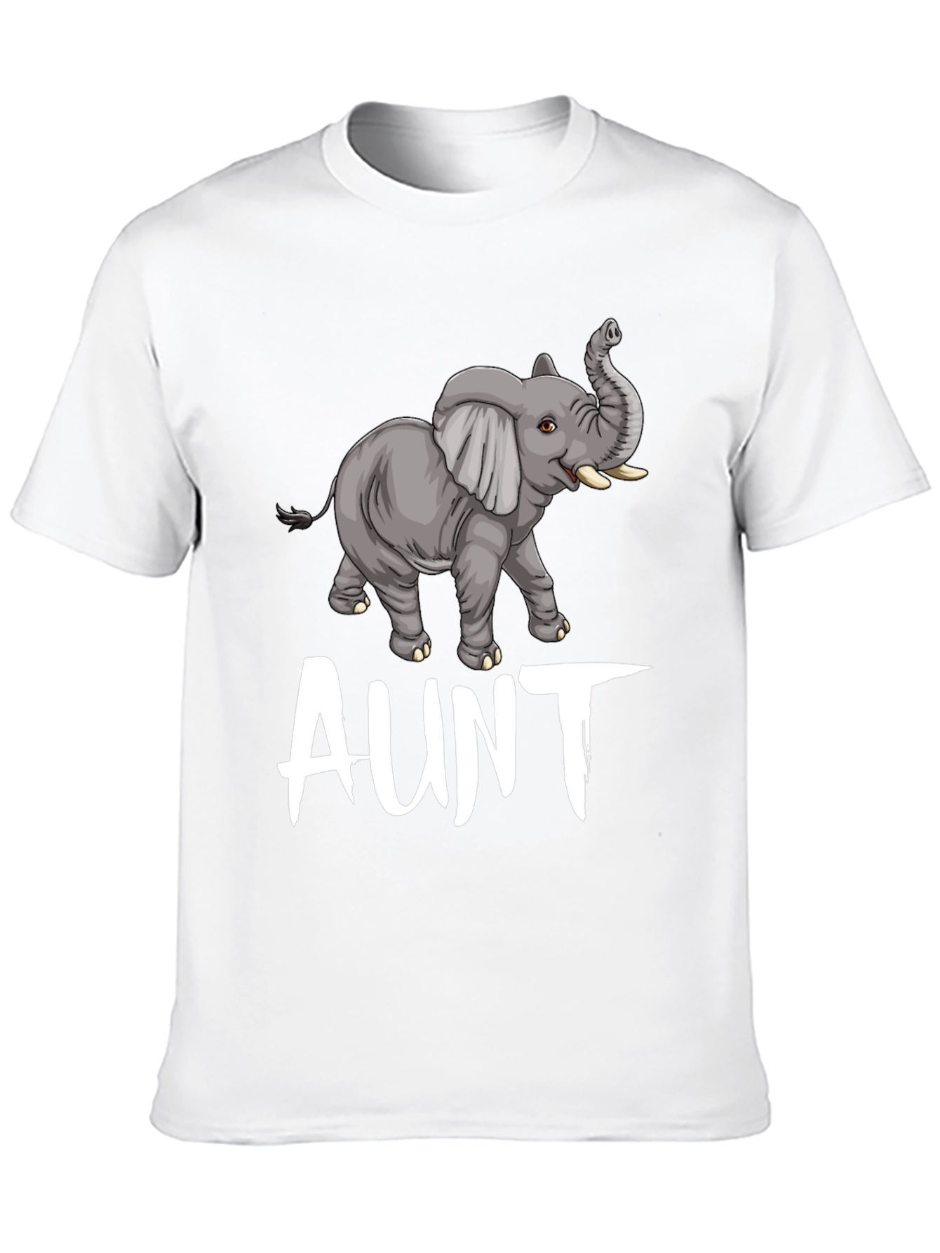 Elephant Aunt T-Shirt - Cute Family Tee