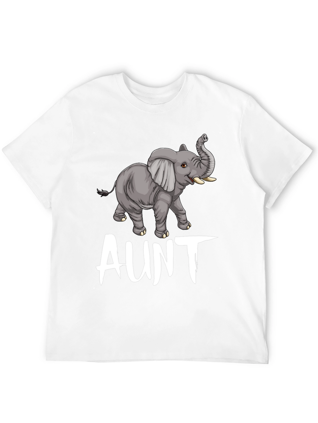 Elephant Aunt T-Shirt - Cute Family Tee