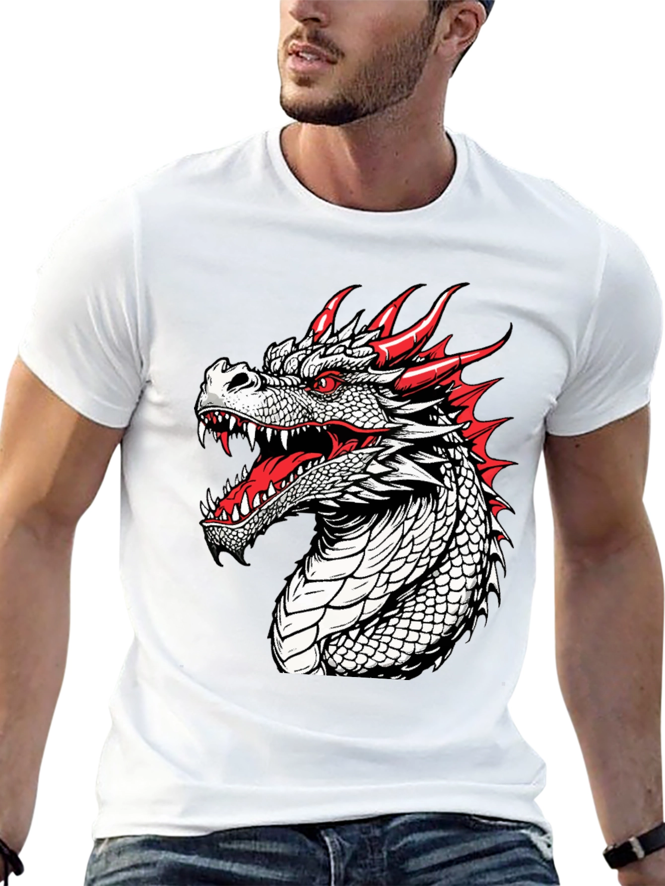 Dragon Graphic T-Shirt - Fierce and Bold Design