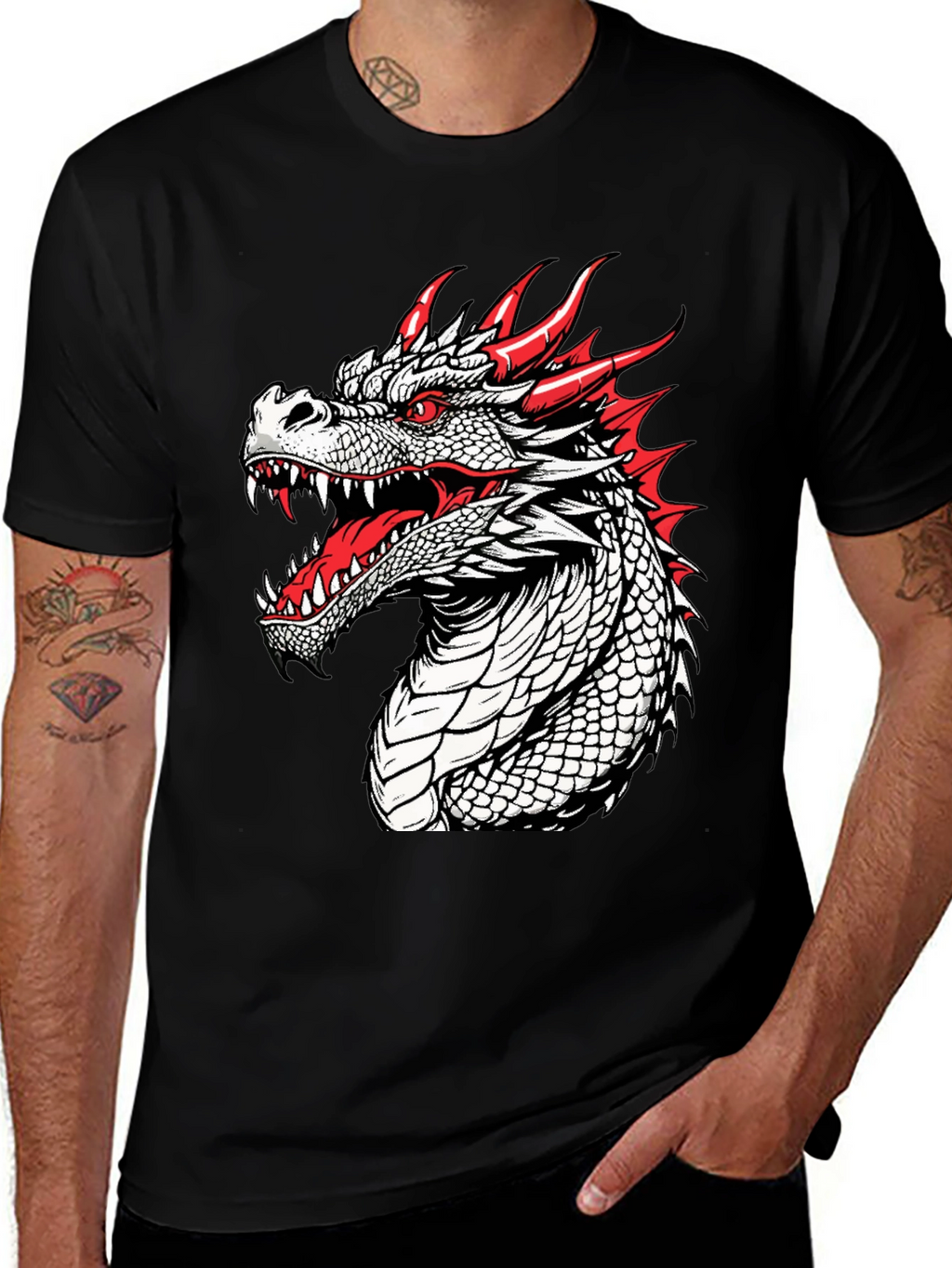 Dragon Graphic T-Shirt - Fierce and Bold Design