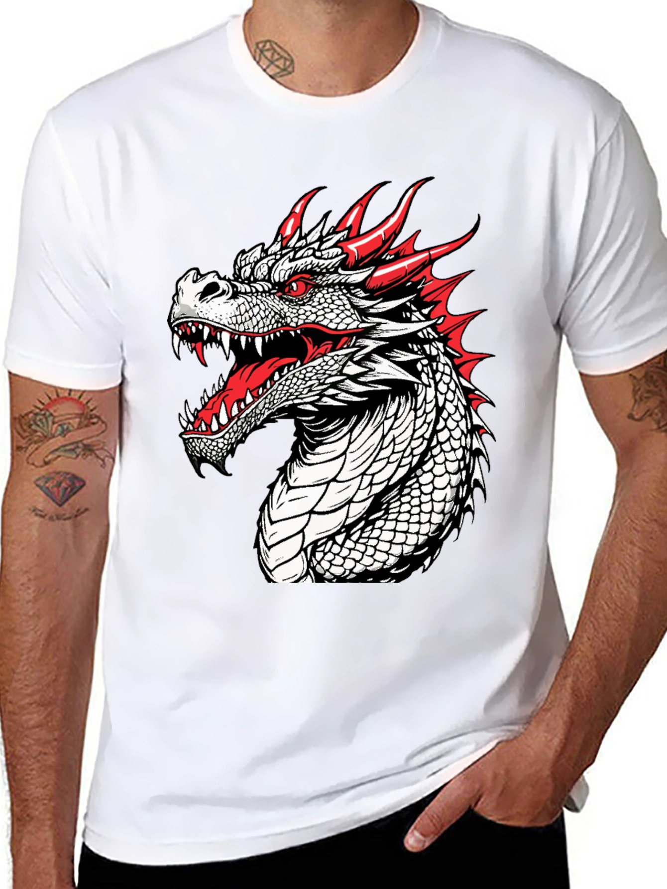 Dragon Graphic T-Shirt - Fierce and Bold Design