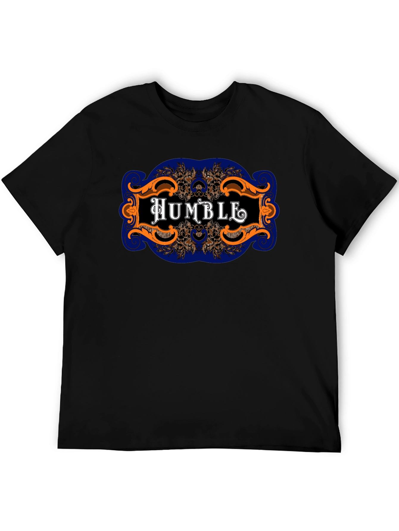 Humble Graphic Print Black Tee
