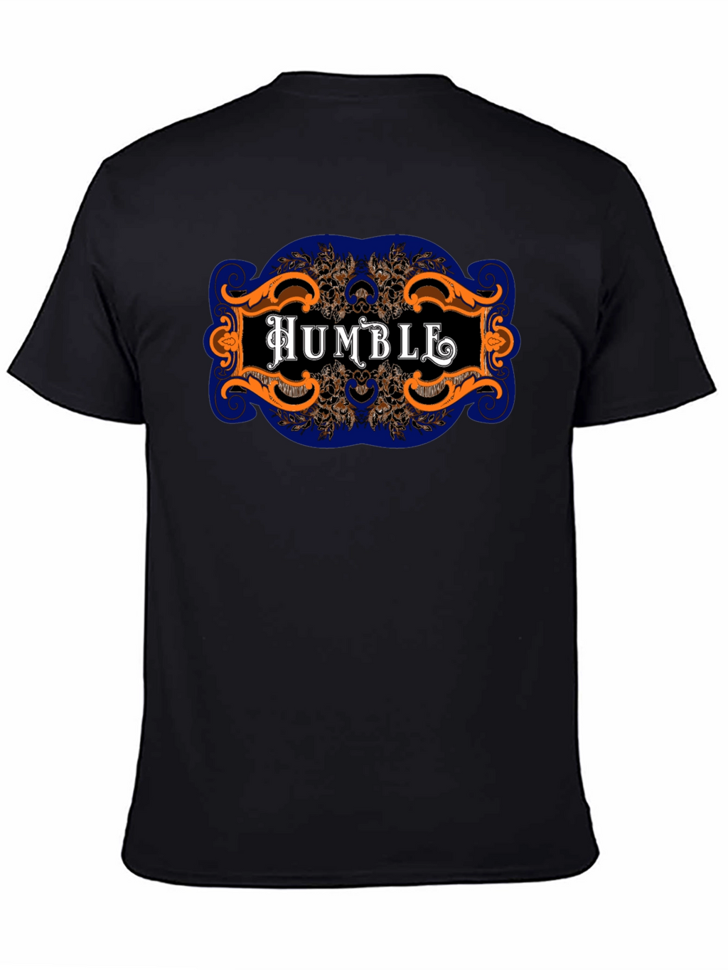 Humble Graphic Print Black Tee
