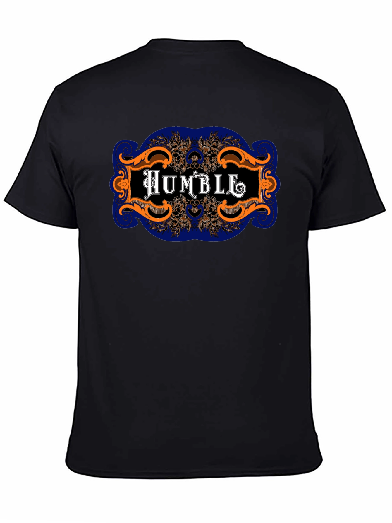 Humble Graphic Print Black Tee