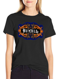 Humble Graphic Print Black Tee