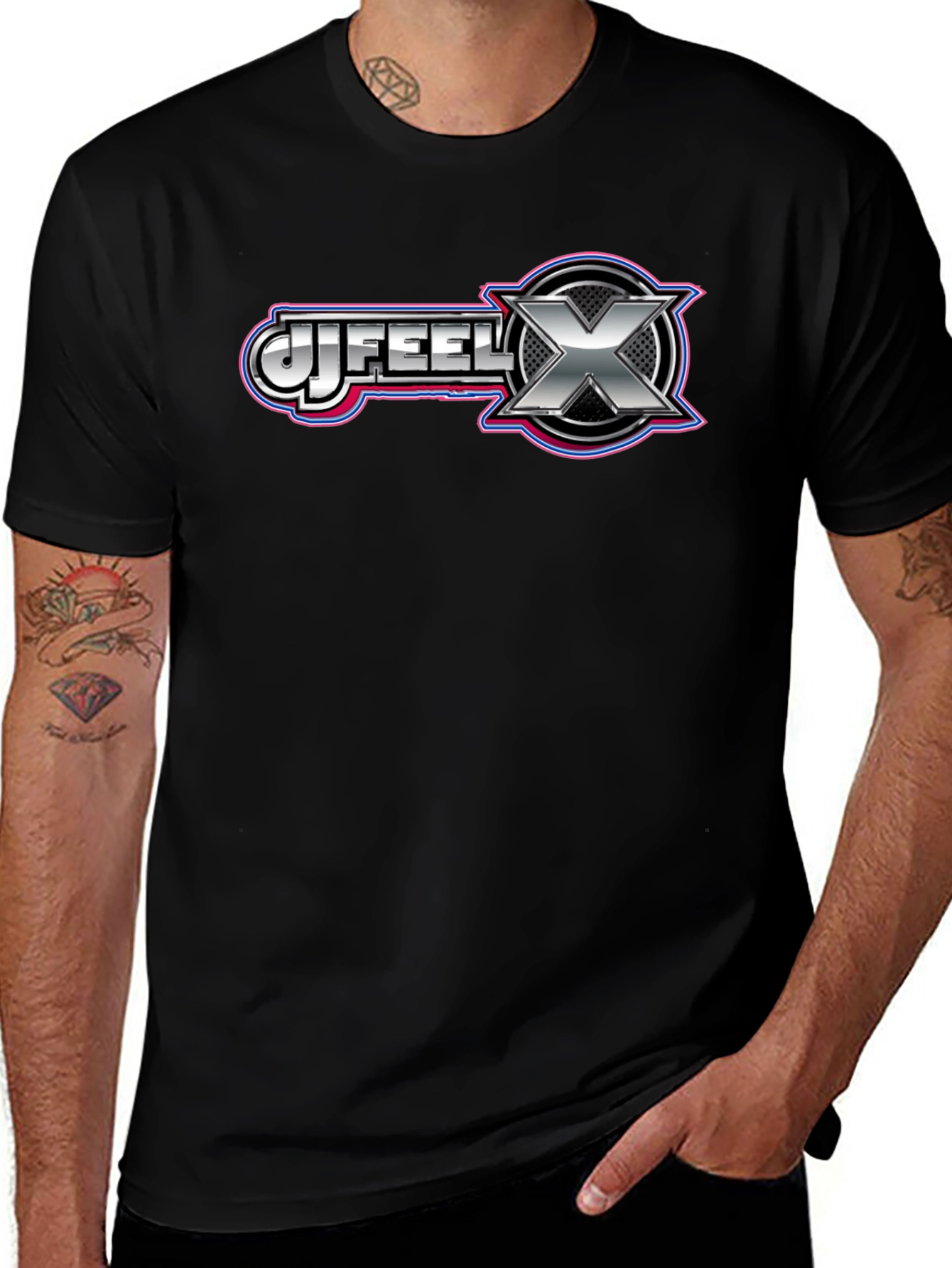 JJ Feel X Black T-Shirt