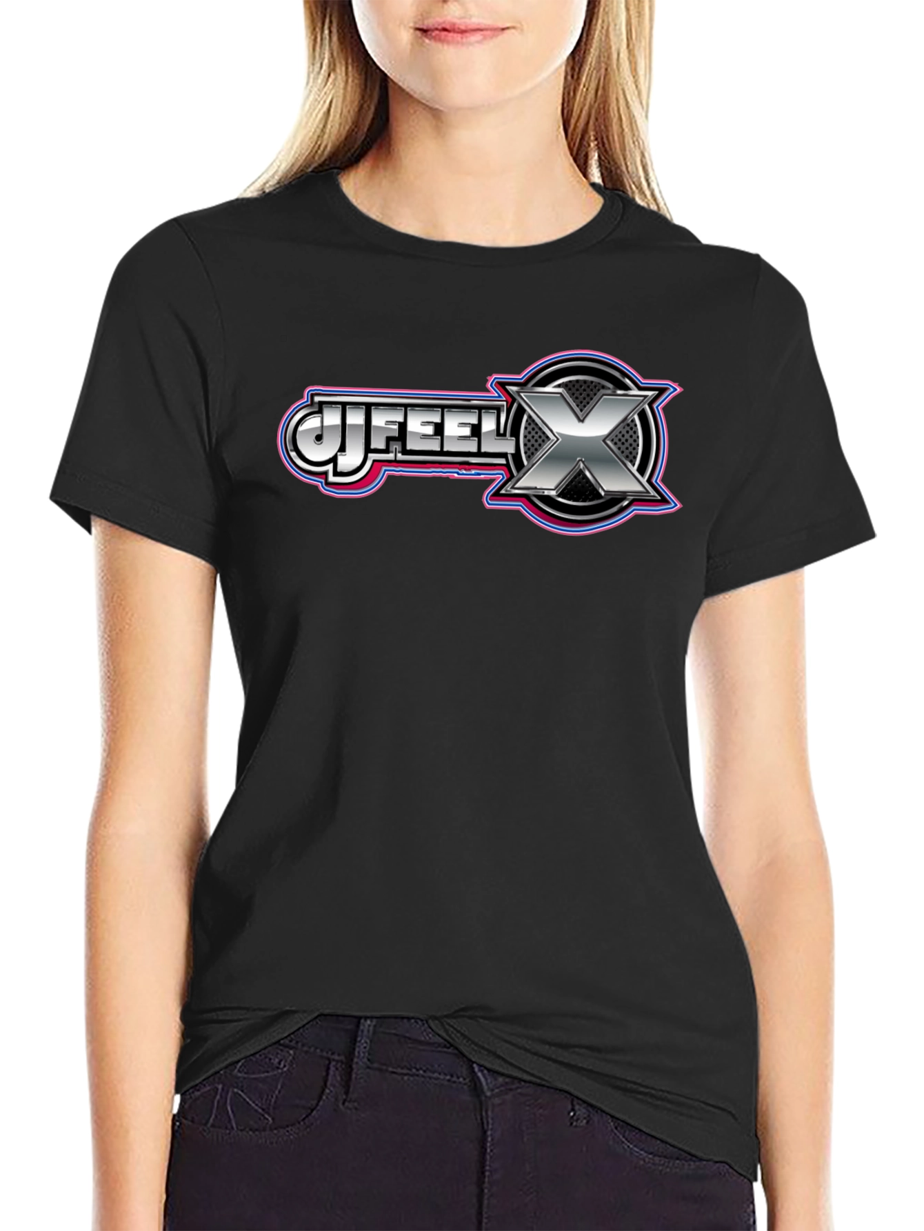 JJ Feel X Black T-Shirt