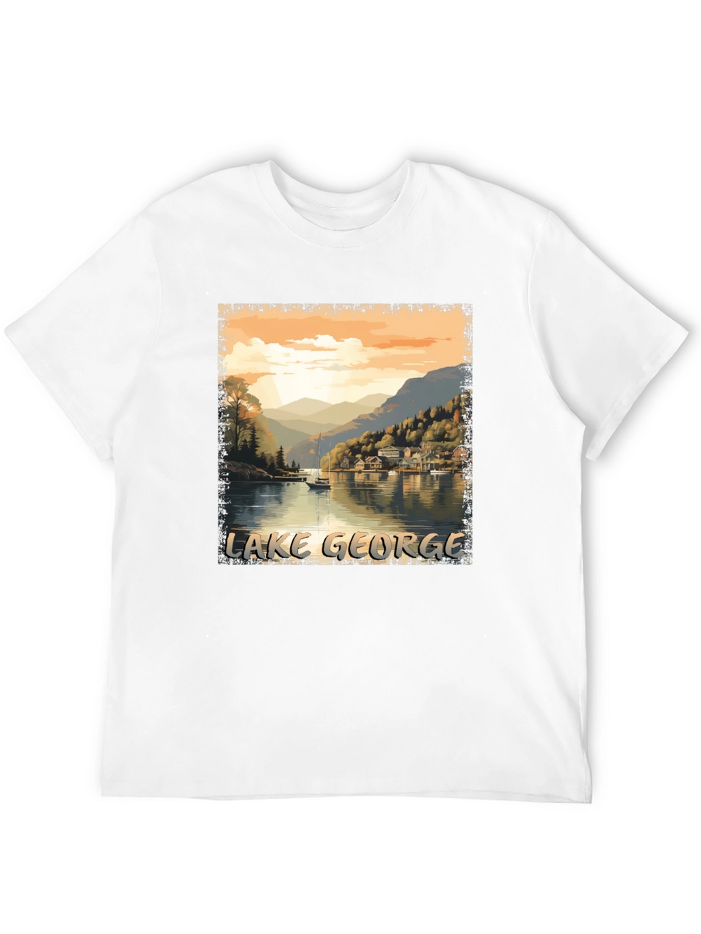 Lake George Scenic Graphic Tee